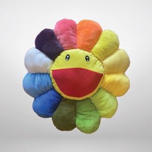 Takashi Murakami Rainbow Plush Cushion New Us Sell
